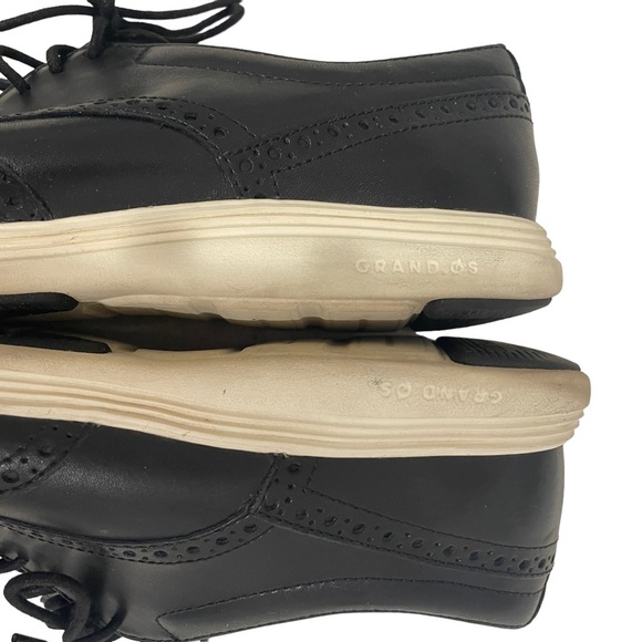 Cole Haan Grand Tour Wing Oxfords Leather Black C29413 Sz 10 M Dress Shoes main image 8